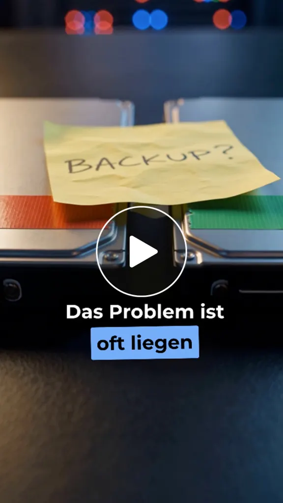 Reel aus der Serie AzubiErklärt: Backup