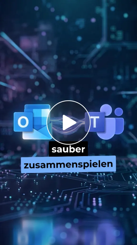 Reel aus der Serie AzubiErklärt: Outlook und Teams