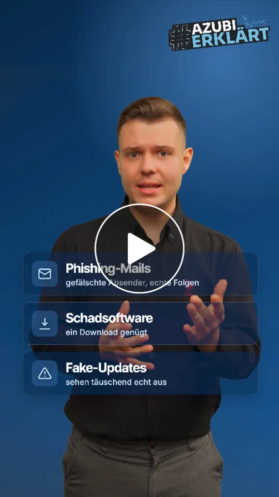 Reel aus der Serie AzubiErklärt: Phishing-Mails erkennen